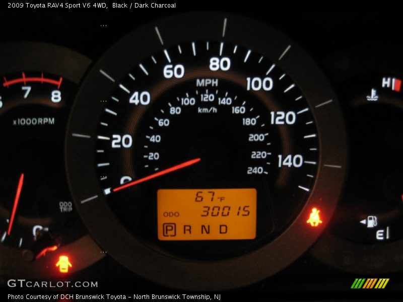 Black / Dark Charcoal 2009 Toyota RAV4 Sport V6 4WD