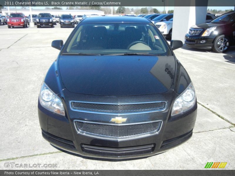 Black Granite Metallic / Cocoa/Cashmere 2011 Chevrolet Malibu LS