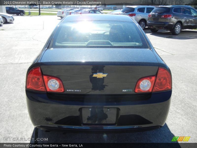 Black Granite Metallic / Cocoa/Cashmere 2011 Chevrolet Malibu LS