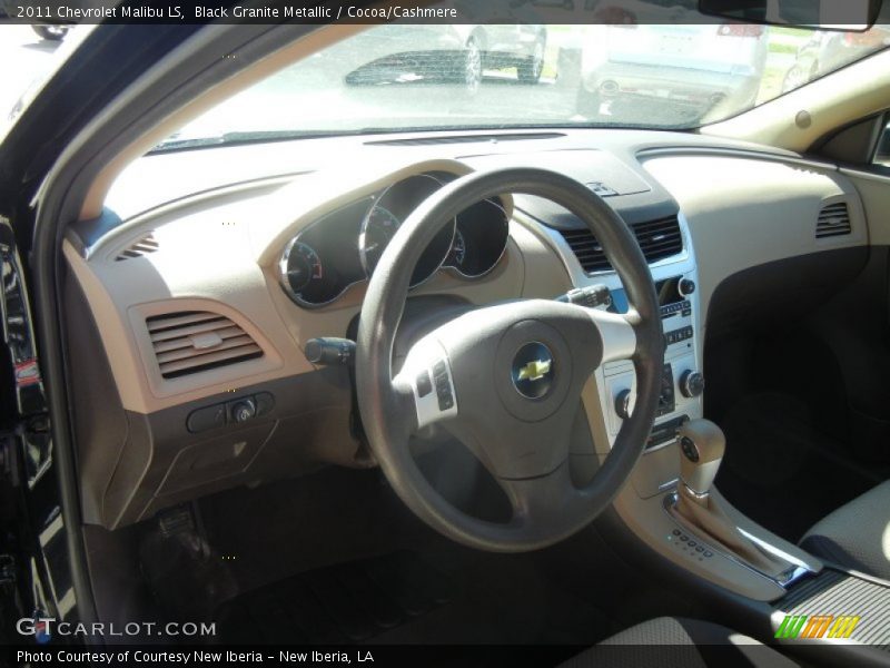Black Granite Metallic / Cocoa/Cashmere 2011 Chevrolet Malibu LS