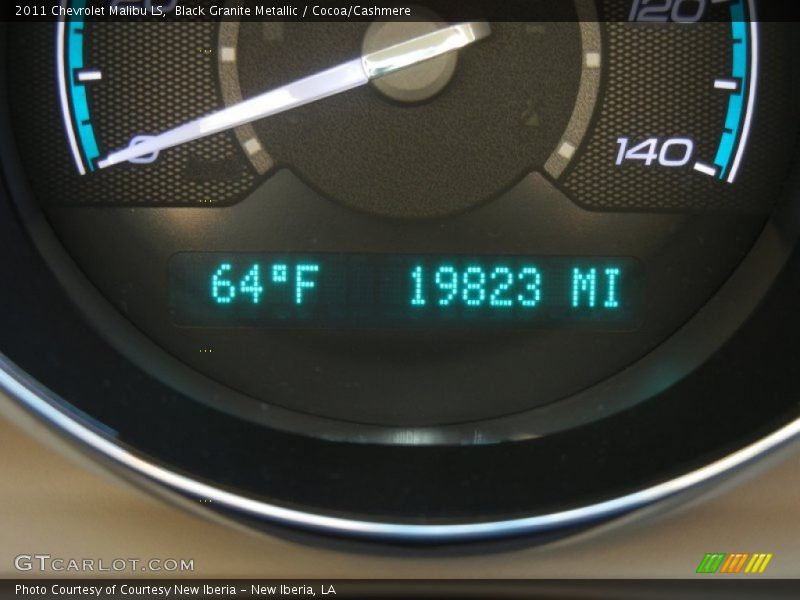 Black Granite Metallic / Cocoa/Cashmere 2011 Chevrolet Malibu LS