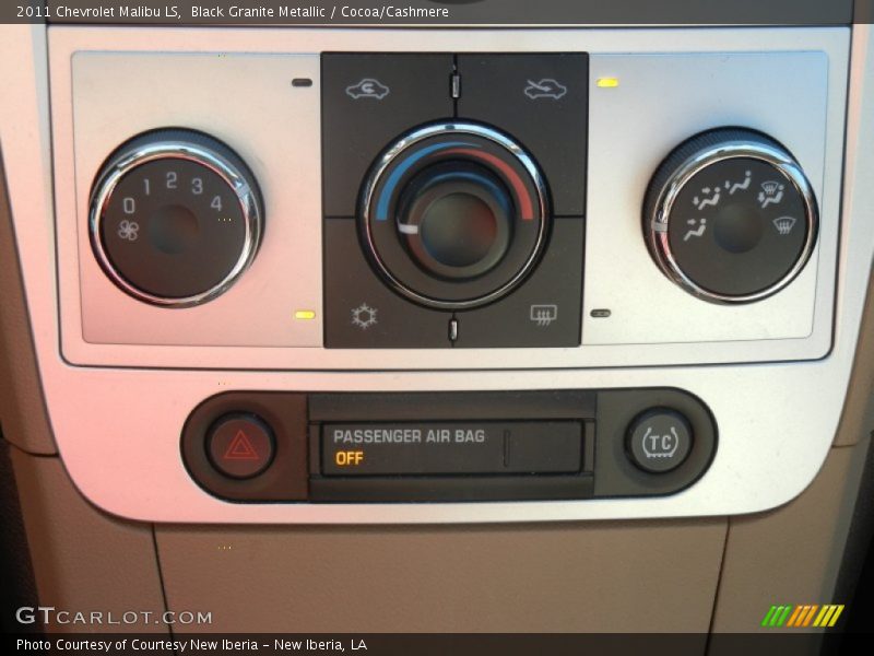 Black Granite Metallic / Cocoa/Cashmere 2011 Chevrolet Malibu LS
