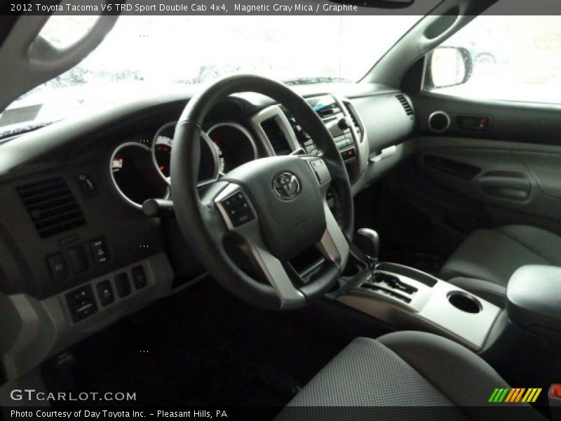 Magnetic Gray Mica / Graphite 2012 Toyota Tacoma V6 TRD Sport Double Cab 4x4