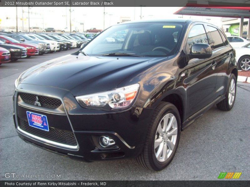 Labrador Black / Black 2012 Mitsubishi Outlander Sport SE
