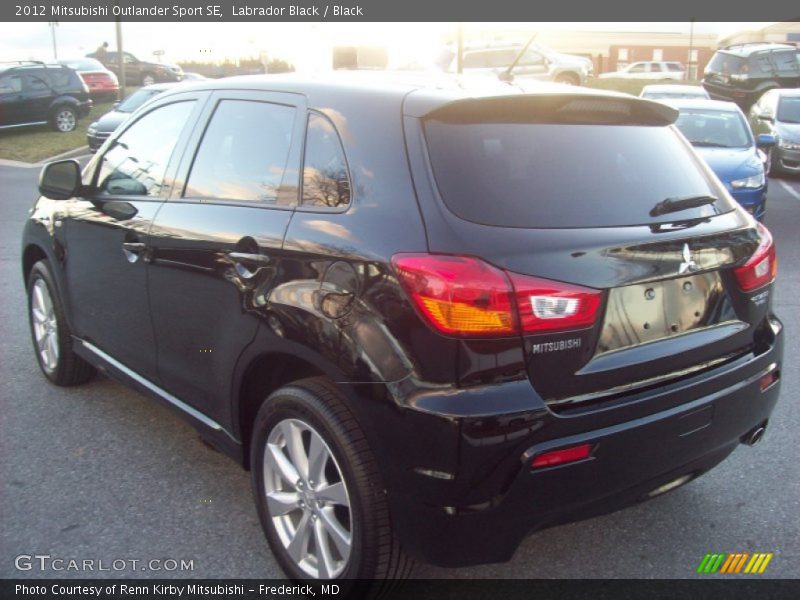 Labrador Black / Black 2012 Mitsubishi Outlander Sport SE