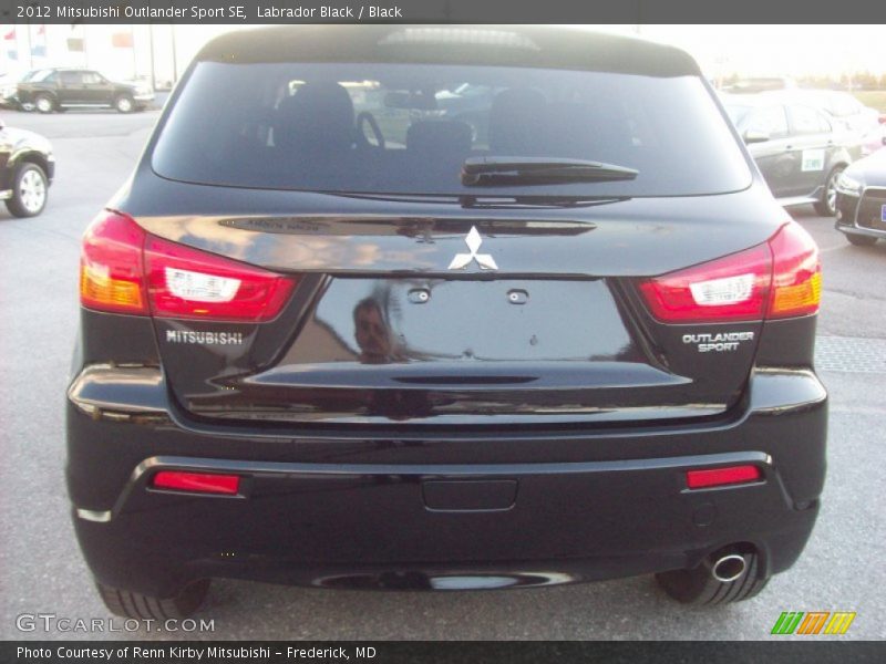Labrador Black / Black 2012 Mitsubishi Outlander Sport SE