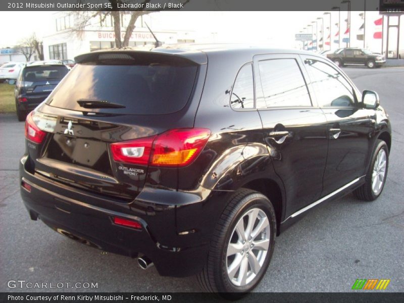 Labrador Black / Black 2012 Mitsubishi Outlander Sport SE