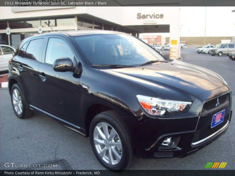 Labrador Black / Black 2012 Mitsubishi Outlander Sport SE
