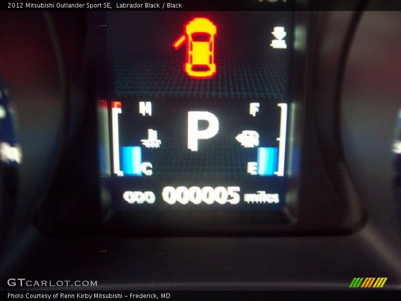 Labrador Black / Black 2012 Mitsubishi Outlander Sport SE