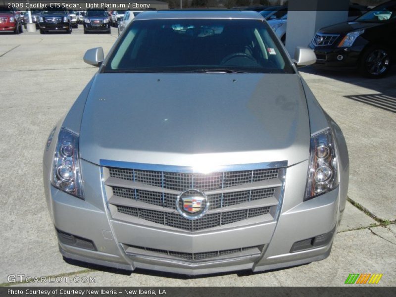Light Platinum / Ebony 2008 Cadillac CTS Sedan