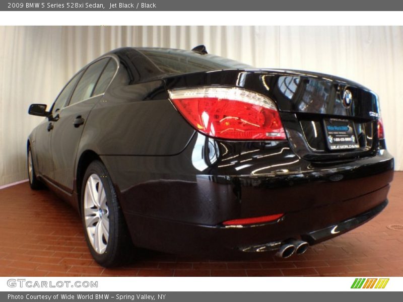 Jet Black / Black 2009 BMW 5 Series 528xi Sedan