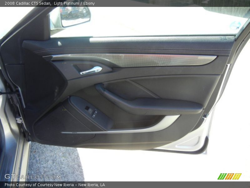 Light Platinum / Ebony 2008 Cadillac CTS Sedan