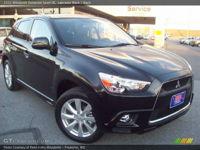 Labrador Black / Black 2012 Mitsubishi Outlander Sport SE