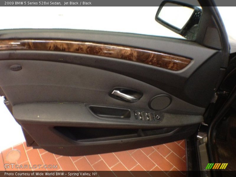 Jet Black / Black 2009 BMW 5 Series 528xi Sedan