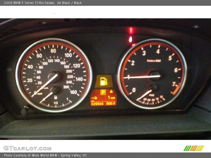 Jet Black / Black 2009 BMW 5 Series 528xi Sedan