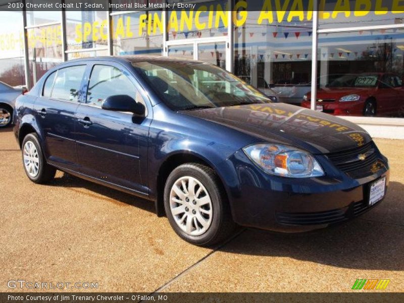 Imperial Blue Metallic / Ebony 2010 Chevrolet Cobalt LT Sedan