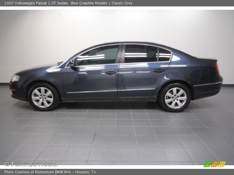 Blue Graphite Metallic / Classic Grey 2007 Volkswagen Passat 2.0T Sedan
