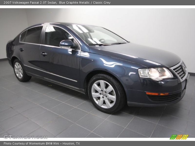 Blue Graphite Metallic / Classic Grey 2007 Volkswagen Passat 2.0T Sedan