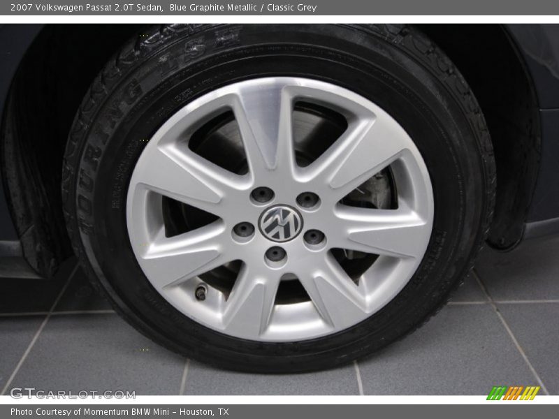 Blue Graphite Metallic / Classic Grey 2007 Volkswagen Passat 2.0T Sedan