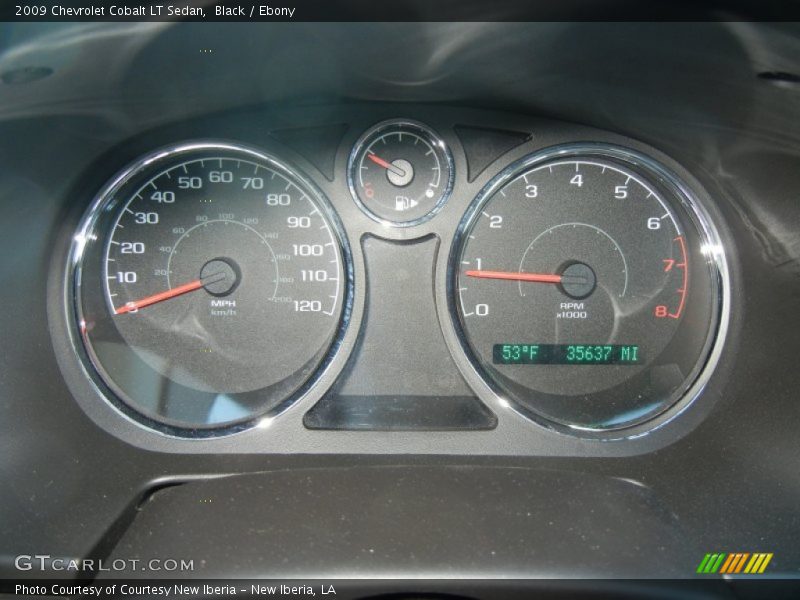 Black / Ebony 2009 Chevrolet Cobalt LT Sedan