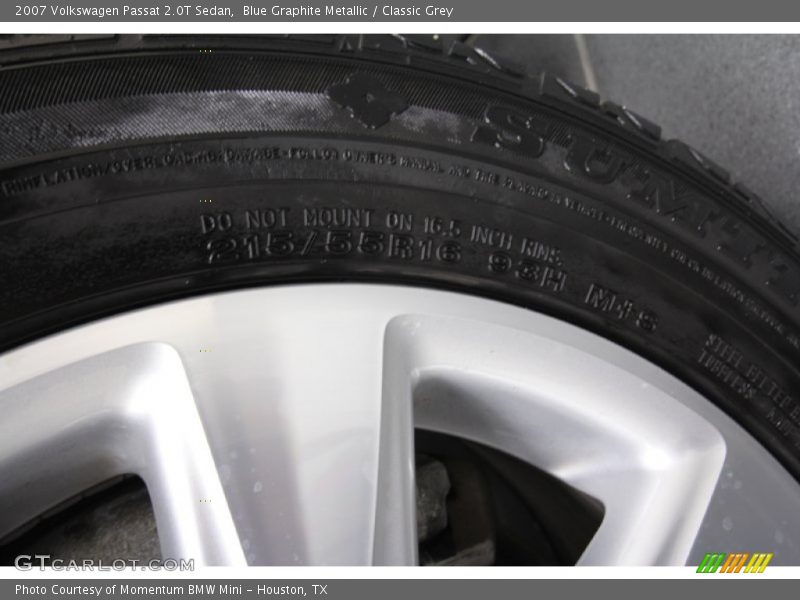 Blue Graphite Metallic / Classic Grey 2007 Volkswagen Passat 2.0T Sedan