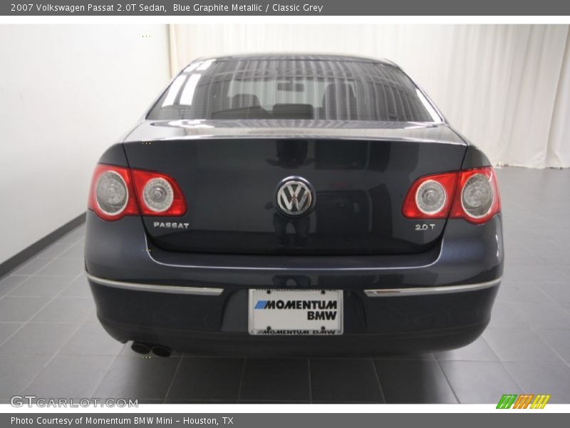 Blue Graphite Metallic / Classic Grey 2007 Volkswagen Passat 2.0T Sedan