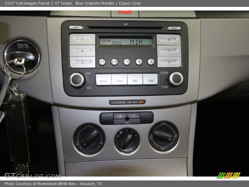 Blue Graphite Metallic / Classic Grey 2007 Volkswagen Passat 2.0T Sedan