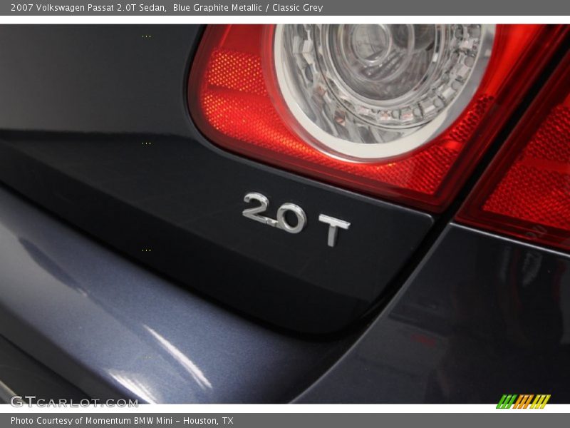 Blue Graphite Metallic / Classic Grey 2007 Volkswagen Passat 2.0T Sedan