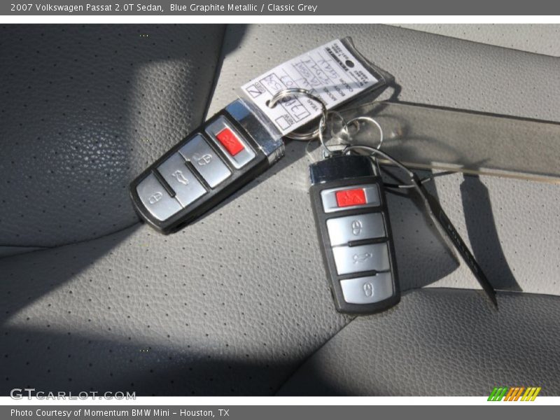Blue Graphite Metallic / Classic Grey 2007 Volkswagen Passat 2.0T Sedan