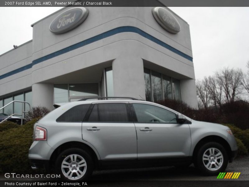 Pewter Metallic / Charcoal Black 2007 Ford Edge SEL AWD