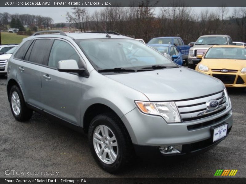 Pewter Metallic / Charcoal Black 2007 Ford Edge SEL AWD