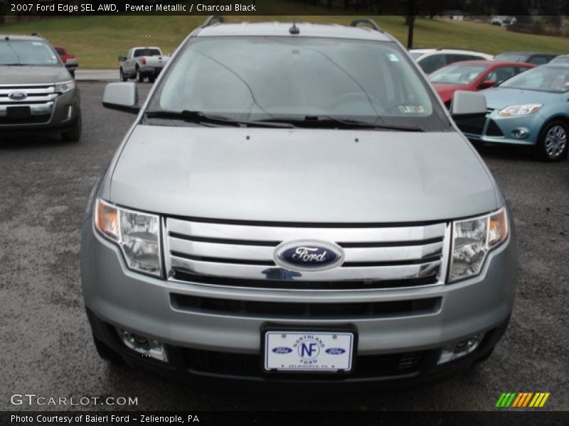 Pewter Metallic / Charcoal Black 2007 Ford Edge SEL AWD