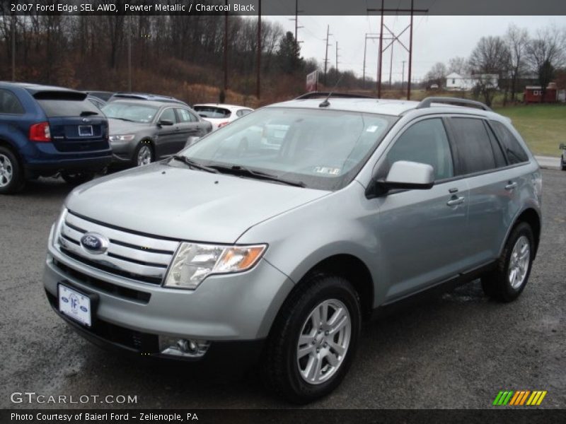 Pewter Metallic / Charcoal Black 2007 Ford Edge SEL AWD