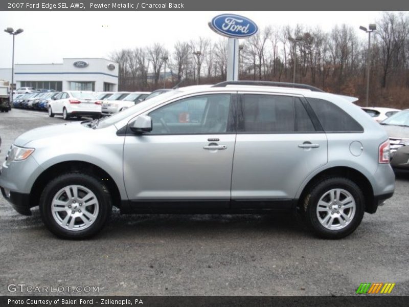 Pewter Metallic / Charcoal Black 2007 Ford Edge SEL AWD