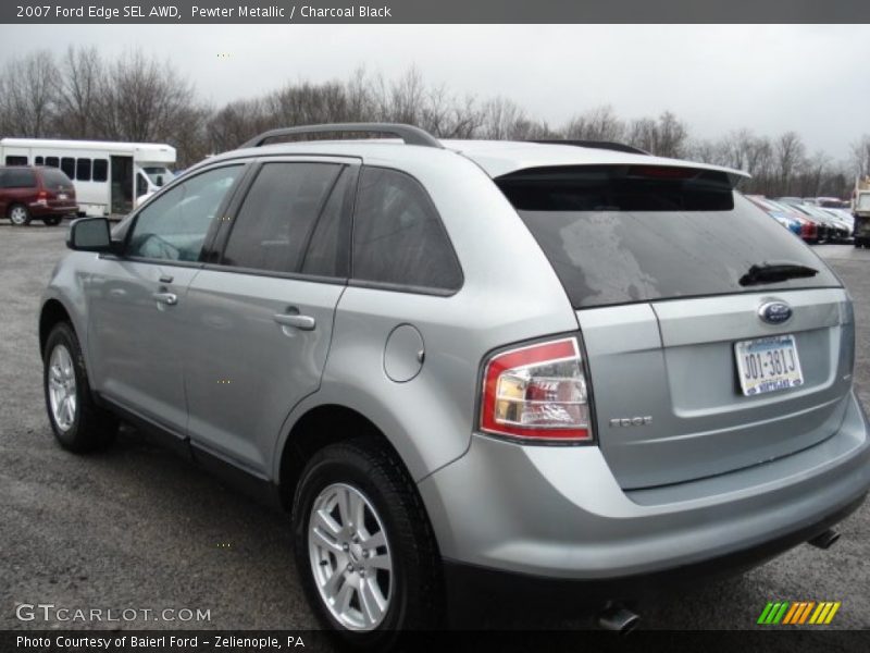 Pewter Metallic / Charcoal Black 2007 Ford Edge SEL AWD