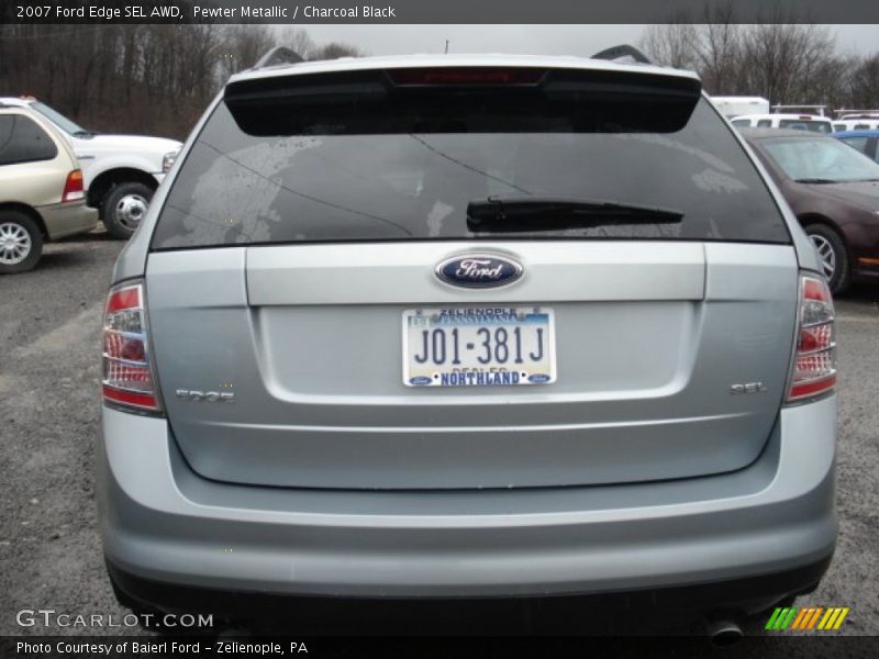 Pewter Metallic / Charcoal Black 2007 Ford Edge SEL AWD