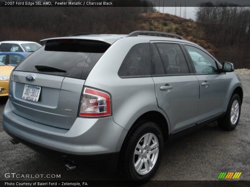 Pewter Metallic / Charcoal Black 2007 Ford Edge SEL AWD