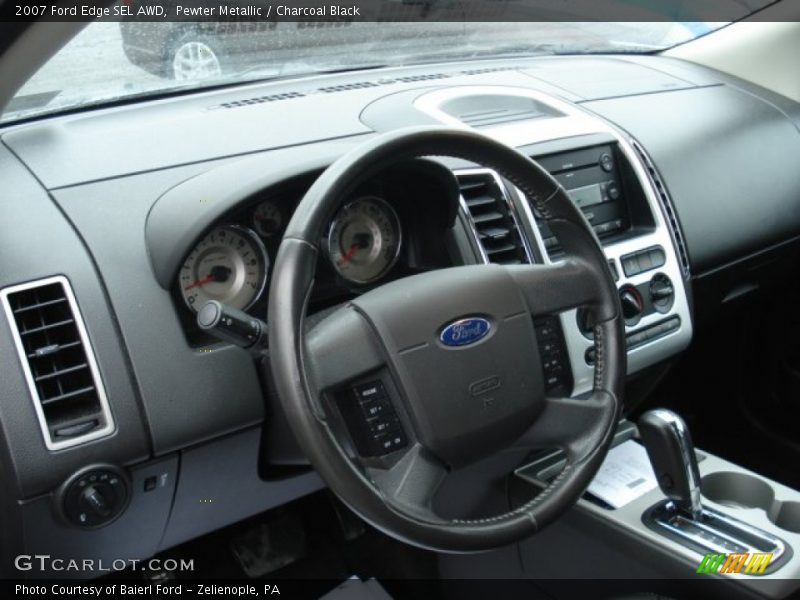 Pewter Metallic / Charcoal Black 2007 Ford Edge SEL AWD