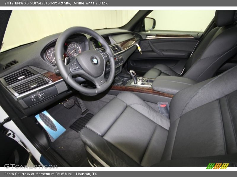 Alpine White / Black 2012 BMW X5 xDrive35i Sport Activity