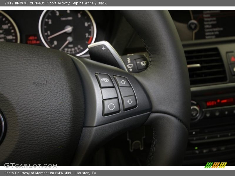 Alpine White / Black 2012 BMW X5 xDrive35i Sport Activity