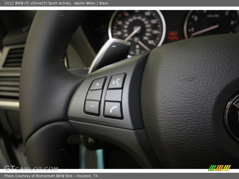 Alpine White / Black 2012 BMW X5 xDrive35i Sport Activity