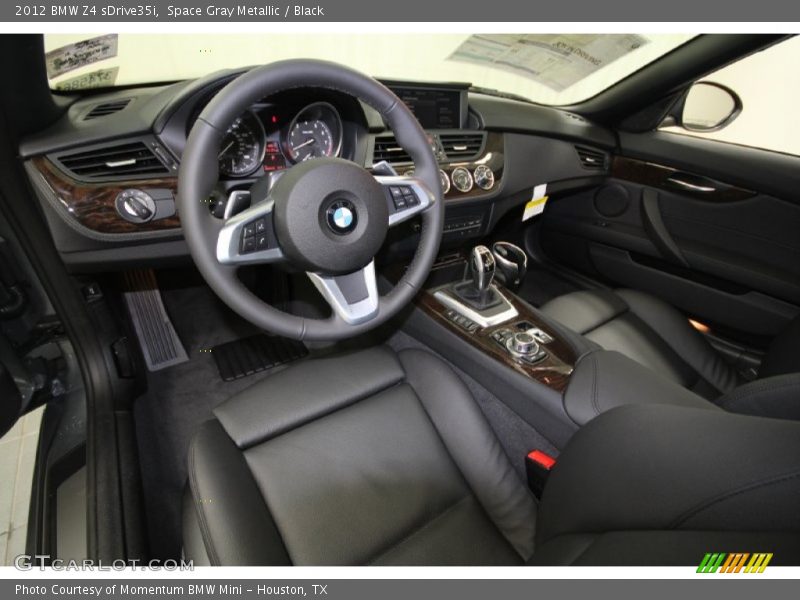 Space Gray Metallic / Black 2012 BMW Z4 sDrive35i