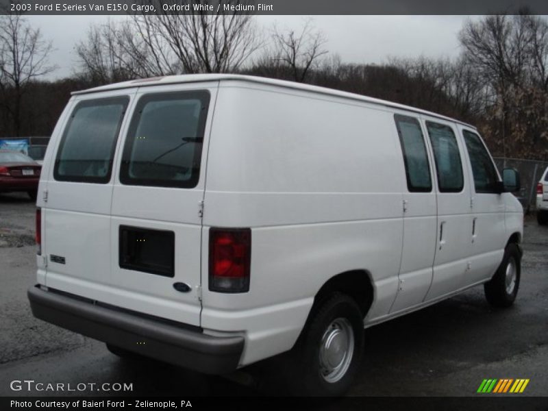 Oxford White / Medium Flint 2003 Ford E Series Van E150 Cargo