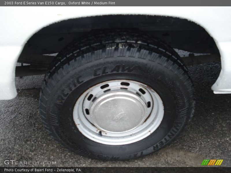 Oxford White / Medium Flint 2003 Ford E Series Van E150 Cargo