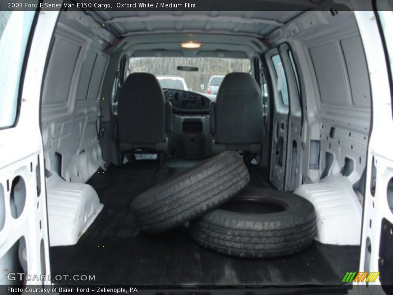 Oxford White / Medium Flint 2003 Ford E Series Van E150 Cargo