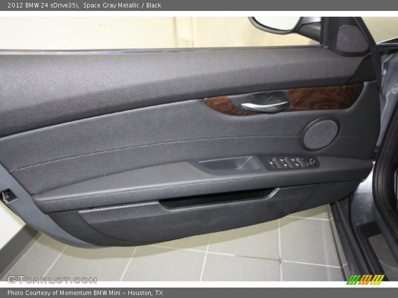 Space Gray Metallic / Black 2012 BMW Z4 sDrive35i