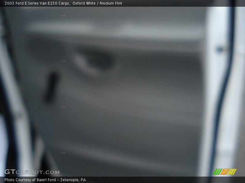 Oxford White / Medium Flint 2003 Ford E Series Van E150 Cargo