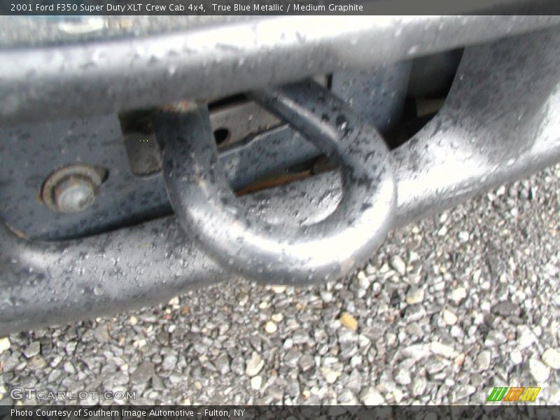 True Blue Metallic / Medium Graphite 2001 Ford F350 Super Duty XLT Crew Cab 4x4