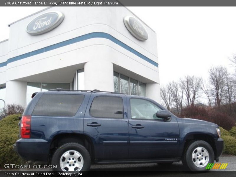 Dark Blue Metallic / Light Titanium 2009 Chevrolet Tahoe LT 4x4