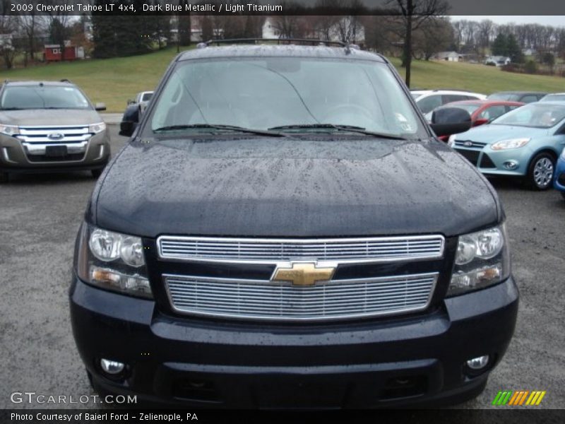 Dark Blue Metallic / Light Titanium 2009 Chevrolet Tahoe LT 4x4